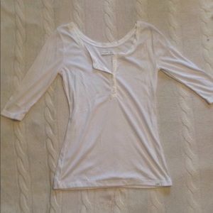 GILLY HICKS 3/4 sleeve hentley top